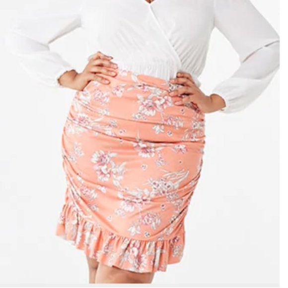 Forever 21 plus size (3X) ruffled skirt - Picture 1 of 4